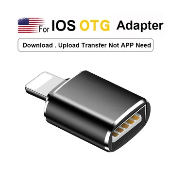 OTG SD Kortelių Skaitytuvas 3.0 Micro SD/USB Flash Drive/ Adapteris Keitiklis IOS 13 Versija 7 8 6 S Plus X 