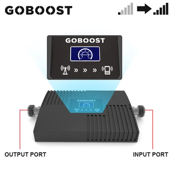 GOBOOST 2g 3g 4g Cellular Stiprintuvo CDMA 850 AWS 1700 VNT 1900 DCS 1800 MHz Signalo Stiprintuvas Kartotuvas Su Lubų Kambarinė Antena