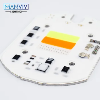 LED RGB COB (Chip Spalvinga Šviesos 30W 220 230V LED Smart IC Chip Granulių, 