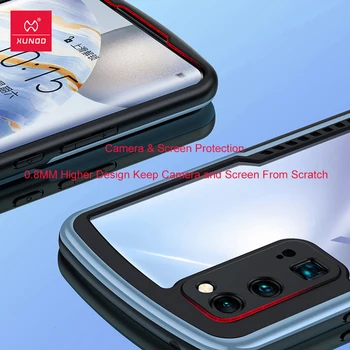 Xundd Telefoną Atveju Huawei Honor 30 Pro Plus 30S Atveju, atsparus smūgiams Bamperis oro Pagalvės Skaidrus Telefono Dangtelį Šilumos Išsklaidymo Atveju