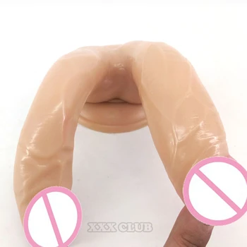FAAK Karštas Analinis Žaislai moterų modeliavimas varpos Lesbiečių dvigubas dildo sekso žaislų pora flirtuoti žaislas kietas dvigubas dildo Klitorio masažas
