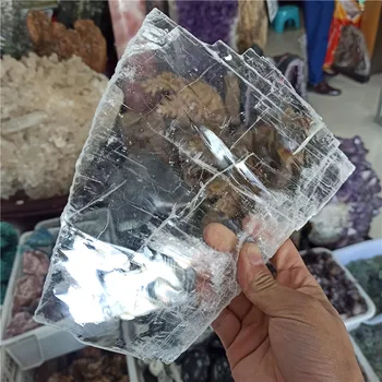 Aukštos kokybės Natūralus kvarco kristalas selenitas serijos reiki healing namų dekoro mineralinių mėginių ėmimas