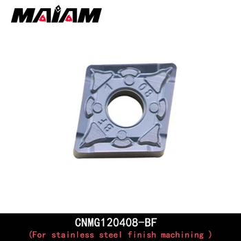 CNMG1204 Rhombus 80 laipsniu įterpti CNMG120404 CNMG120408 BF modelį įterpti CNMG 1204 04 08 nerūdijančio plieno apdaila mašininis