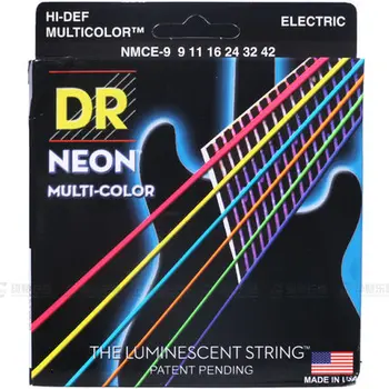 DR Stygos Neon Hi-Def K3 Padengtas Vidutinio Elektrinės Gitaros Stygos 10-46