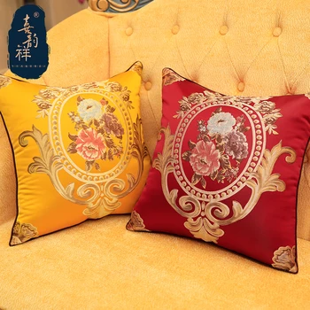 Sofos pagalvės užvalkalą pagalvėlė padengti dekoratyvinės pagalvės namų žakardo siuvinėjimo pagalvėlės