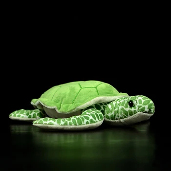 Extra Soft Green Turtle Įdaryti Žaislas Realiame Gyvenime Vėžlio Pliušiniai Žaislai Tikroviška Vandenyno Gyvūnų Pliušinis Žaislas Vaikams