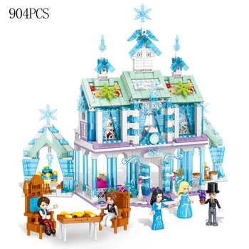Sušaldyti Princesė Vindzoro Pilies Draugas Povandeninis Namas Palace Playmobil Undinė Duomenys Lėlės Blokai Žaislas Mergina Kalėdų Dovana Disney