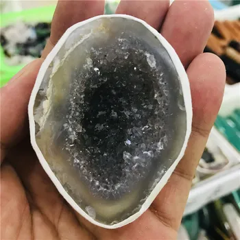 Gamtos mažybinis agatas geode Egzempliorių, agatas urvas akmenys ir kristalai mineralų Madagaskaras