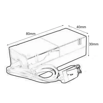 AC Adapteris, skirtas XBOX VIENA Priimančioji Maitinimo Adapteris 100-240V Įkrovimo Baterija Maitinimo Laidas Laidas ONLENY Gabalas 0.57 kg (1.26 lb.)