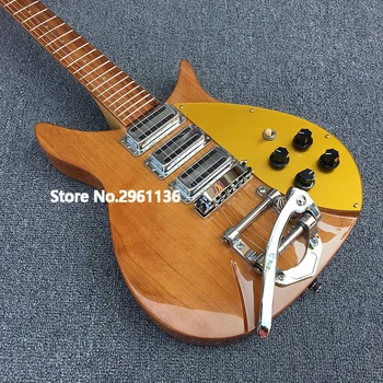Aukštos kokybės elektrinė gitara,Alksnis kūno Ricken 325 elektrinė gitara,Backer 34 cm, gali būti pritaikytas , nemokamas pristatymas