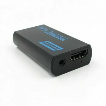 Nešiojamų Wii HDMI Wii2HDMI Full HD Converter Garso Išvesties Adapteris TELEVIZIJA