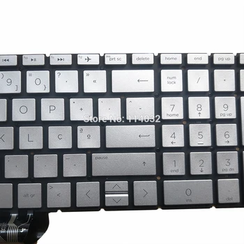 Nešiojamas apšvietimu klaviatūras HP 15-DA 15-CX 15-CS 15-DK 15-DF CR 15t-da0000 PO portugalų lotynų white backlight 93320 SG-93320