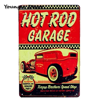 Hot Rod Garažas Retro Metalo Ženklai originalios Dalys Visiems Motociklų Sienos Meno Dovana Tapybos Stendai Bar Pub Namų Puošybai YA098