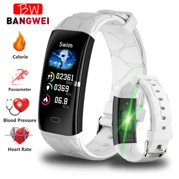 LIGE Smart Apyrankę IP68 Vandeniui Sporto Smart Watch Vyrų Iphone ios Širdies ritmo Monitorius Kraujo Spaudimas Funkcijos 