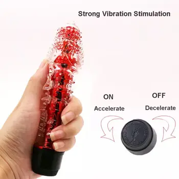 Vibratorius G Spot Galingas Želė Vibruojantis Dildo Massager Sekso Žaislas Kulka Vibratorius Moterims Sekso Žaislas Suaugusiųjų Sekso Produktai Moterims