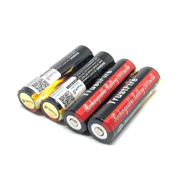 TrustFire Saugomų 18650), 3,7 V 2400mah Ličio Baterijos Įkrovimo 18650 Baterijas su PCB Už Fotoblykstės Fakelas