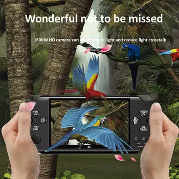 Vaizdo Žaidimų Konsolės Grotuvas X6 PSP Žaidimą, Nešiojamą Retro Žaidimo 4.3 colių Ekranas Mp4 Grotuvas Žaidėjas Paramos Kamera Vaizdo E-knyga