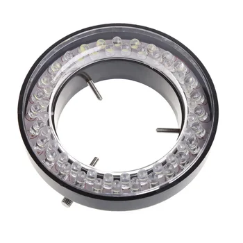 60 LED Reguliuojamas Žiedo Žibintas šviestuvas Lempa STEREO, ZOOM Mikroskopą
