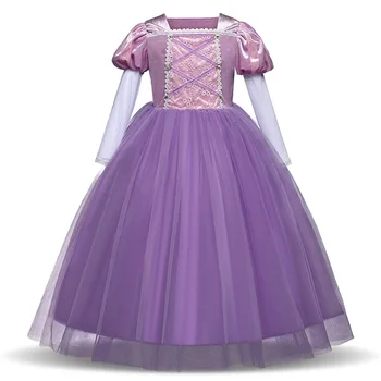 2020 Merginos Karnavalas Princesė Suknelė Ilgai Išgalvotas Šalis Suknelė Vaikų Drabužių Kalėdų Cosplay Kostiumų Kūdikių Drabužiai Mergaitėms