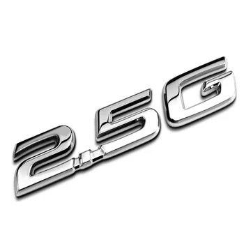 1 VNT 3D ABS 2.5 G 2,0 G Emblema Ženklelis Uodega Kūrybos galiniai automobilių Lipdukai Camry Automobilių Stilius