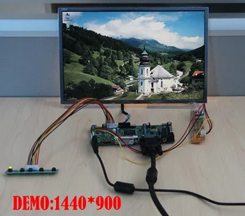 Rinkinys B133EW01 V3 HDMI DVI 1 lempos LVDS 1280X800 20pin Signalą VGA Valdiklio plokštės Skydas stebėti Vairuotojas ekranas 13.3