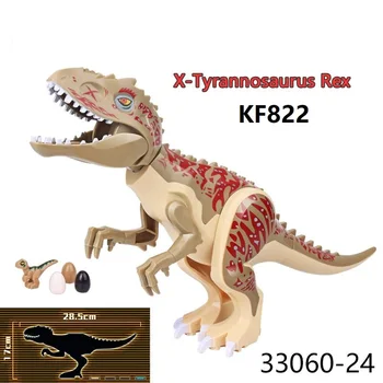 Vieną Pardavimas, Statyba Blokai Dinozaurų Didelis Dydis X-Tyrannosaurus Rex Su Kiaušiniais, Didelis Mokymosi Duomenys Žaislai, Dovanos Vaikams, KF824