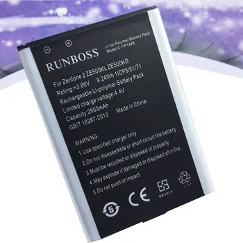 Runboss 1x 2900mAh / 9.24 Wh C11P1428 3.85 VDC Pakeitimo Baterija Asus Zenfone ZE500KL ZE500KG Batterie Bateria Batterij