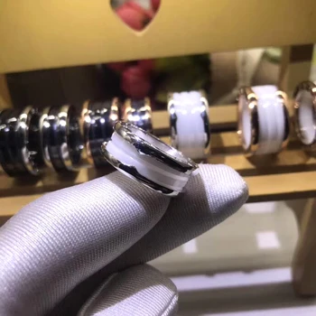 Cheny žiedai s925 sterlingas sidabro pavasario žiedai klasikinio dizaino, 1:1 aukštos kokybės jubiliejų Kokteilis Prekės Žiedas rinkinys