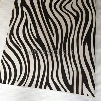 Zebra Modelis Vinilo Įvyniojimas į Plėvelę, Juoda ir Balta, Grafiti, 