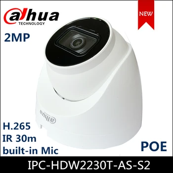 Dahua IP vaizdo kamera IPC-HDW2230T-KAIP-S2 2MP, IR Obuolio Tinklo Kameros palaikymo POE Patobulinta versija IPC-HDW1230S-S2