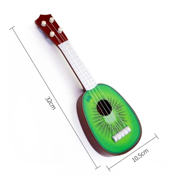 Baby Vaikų Švietimo Muzikos Instrumentas Žaislas Gitara Didmeninės Vaisių Gitara Mini Gali Groti Ukulėle Kivi
