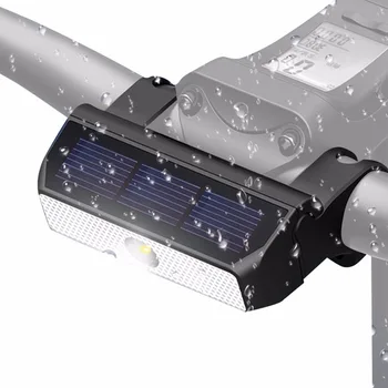 Dviračio Šviesos Smart Saulės priekinis žibintas IPX6 Vandeniui LED Dviračio Priekinis Žibintas Super Šviesus Saugos Įspėjimas už Kalnų Dviratis