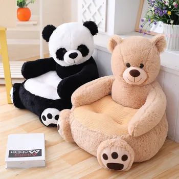 50cm Minkšti Kimštiniai Kūdikių Sėdynės Pliušinis Žaislas Meškiukas Panda Kūdikio Nugaros atrama, Mokymosi Sėdėti Saugos Kūdikių Sofa Seat Vaikas Dovana