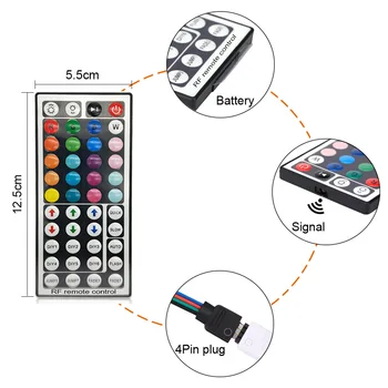 SMD 2835 5V USB LED šviesos Juostelės Galia Juostelės 60LEDs/M HD TV KOMPIUTERIO Ekrano Apšvietimas apšvietimas RGB 2835 LED Šviesos Juostelės