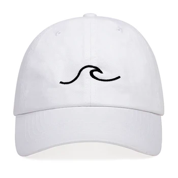 Mados medvilnės laukinių tėtis skrybėlę banga siuvinėjimo beisbolo kepuraitę lauko sporto ir laisvalaikio kepurės vyras ir moteris nuo saulės sun skrybėlę gorras