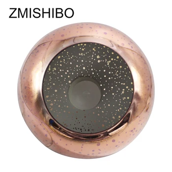ZMISHIBO 3D Fejerverkai E27 Stiklas Sieniniai šviestuvai Rose Gold lempų gaubtų Apdaila Kabo Lempa Kambarį Apšvietimas Šviestuvai