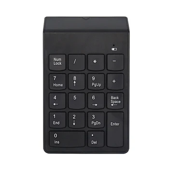 18Keys Mini Skaitmeninė Klaviatūra Ultra Slim Skaičių Pad 2.4 G Wireless Keyboard USB Skaičių Klaviatūrą iMac MacBook Air Nešiojamas KOMPIUTERIS