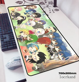 Fairy tail pelės mygtukai 70x30cm žaidimų kilimėlis anime gelio office notbook stalas kilimėlis Pritaikytas padmouse games pc gamer kilimėliai