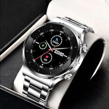 LIGE2021 Vyrų Smart Watch Verslo Mados Stilius Full Screen Touch Širdies ritmo Monitorius IP68 Vandeniui Smart Watch + Box