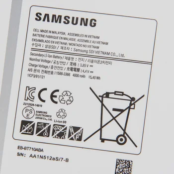 SAMSUNG Originalus atsarginis Tablet Akumuliatorius EB-BT710ABE EB-BT710ABA GALAXY Tab S2 8.0 SM-T719 T710 SM-T715 SM-4000mAh T713N