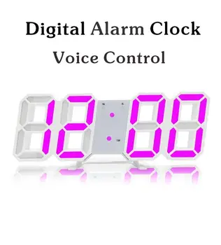 Skaitmeninis laikrodis žadintuvas naktiniai led stalo laikrodis papuošti sieninis laikrodis skaitmeninis laikrodis, elektroninis stalinis laikrodis su termometru