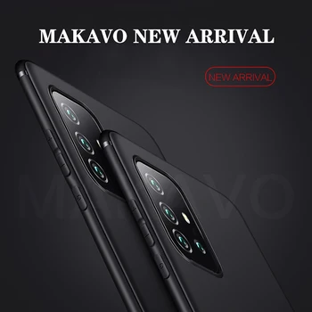 MAKAVO Samsung Galaxy S10 Lite Atveju Slim Matinis Minkštas Viršelis Atvejais, Samsung Note10 10 Pastaba Lite Telefono dėklas