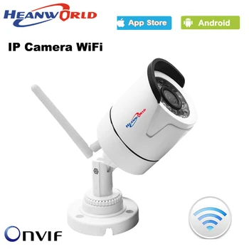 Heanworld lauko 1080P IP Kamera, Wireless Wifi HD 720P, 960P ir SPINDULIŲ naktinio matymo Onvif vandeniui saugumo kulka tinklo interneto kameros