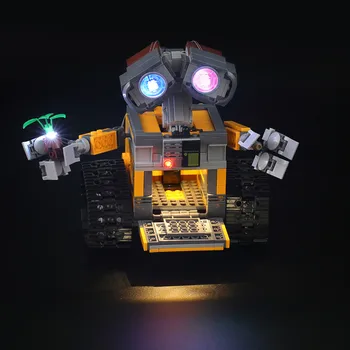 LED lemputės komplektą už 21303 ir 16003 Idėja Robotas WALL-E Pastato Nustatyti KitsToys akis šviesos(tik šviesos rinkinio komplekte)
