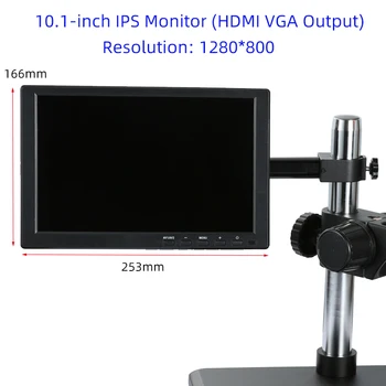 Pramoninės Elektronikos Skaitmeninės Mikroskopų Kameros Lęšis 10.1 colių-11.6 colio 13.3-colių HD IPS Ekranas HDMI VGA Sąsaja Rezultatai