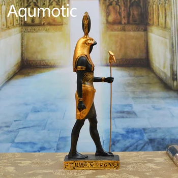 Aqumotic Isis Auset Karo Dievo Horo Statulos, Dekoro Atminimo Senovės Egipto Mitologijos 1pc Erelis Gyvatė Skeptrą Papuošalai