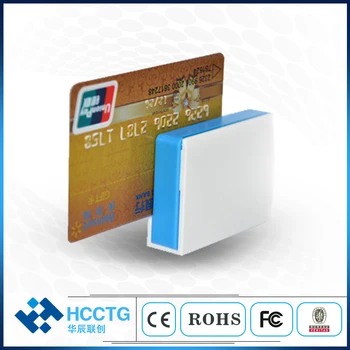 Mini Kredito Mokėjimo Bluetooh kontaktinį Lustą+Magnetinio+Bekontaktis NFC Audio jungtis MSR Su IC Magnetinio NFC Banko Kortelių Skaitytuvas