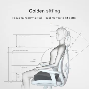 CHECA PREKIŲ Premium Comfort Sėdynės Pagalvėlės - neslidus Ortopedijos Atminties Putos Stuburgalio Pagalvėlių Tailbone Skausmas, Nugaros Skausmas