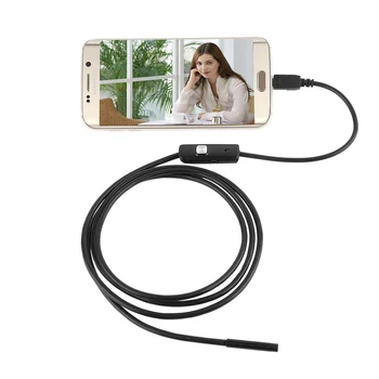 1080P nauja Full HD Mini Android Fotoaparatą Endoskopą IP67 1920*1080 2m 5m Micro USB Kontrolės, Vaizdo Kamera Gyvatė Borescope Vamzdis