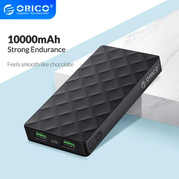 ORICO 10000mah Galia Banko Dual USB Išėjimas Powerbank Išorės Baterija, Kroviklio Adapteris, skirtas 
